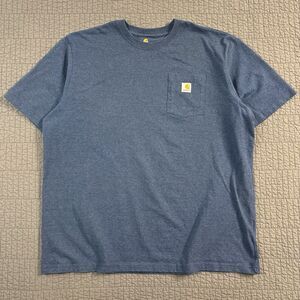 Carhartt Heather Blue Short Sleeve Tee